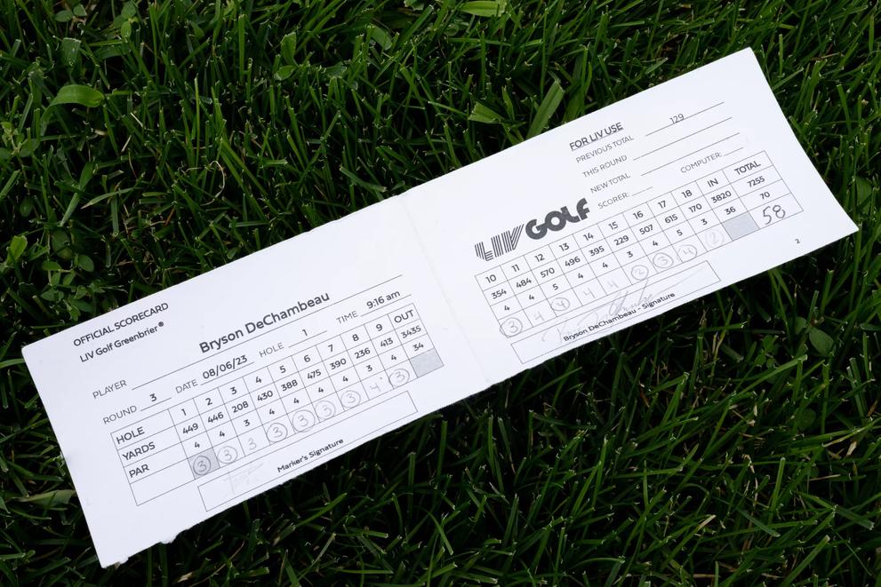 New scorecard signing procedure to start in Chicago | LIV Golf